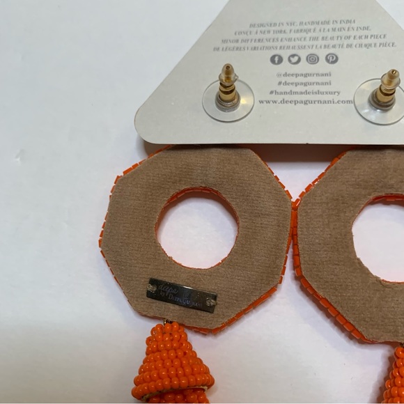 Deepa Gurnani Isha Beaded Earrings - Picture 5 of 5